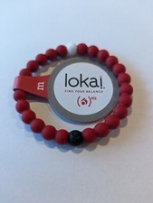 UN NUEVO Pulsera Lokai ROJA Mediana Encuentra Tu Equilibrio