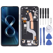 AMOLED LCD Screen for Asus Zenfone 8 ZS590KS Digitizer Full Assembly+Frame