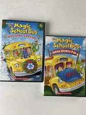 Magic School Bus DVD 2 Movie Set Holiday Special and Super Sports Fun New Sealed