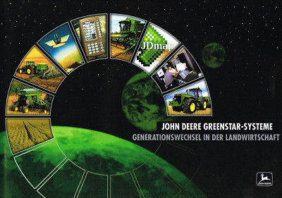 John Deere Greenstar- Systeme, orig. Prospekt 2000