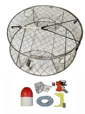 KUFA Stainless Steel Crab Trap with Zinc Anode & Accessory Kit (CT100+CEC3+ZIN1)