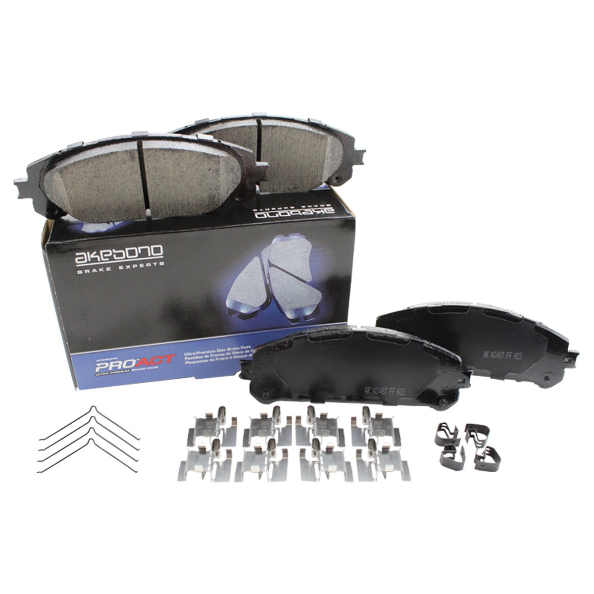 Akebono Brake Pads Front Lexus NX200T 15-17 NX300H Akebono Brake Pads Front Lexus NX200T 15-17 NX300H