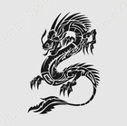 JAPANESE CHINESE DRAGON BIG SIZES Reusable Stencil Wall Art Decor Craft / Drag1
