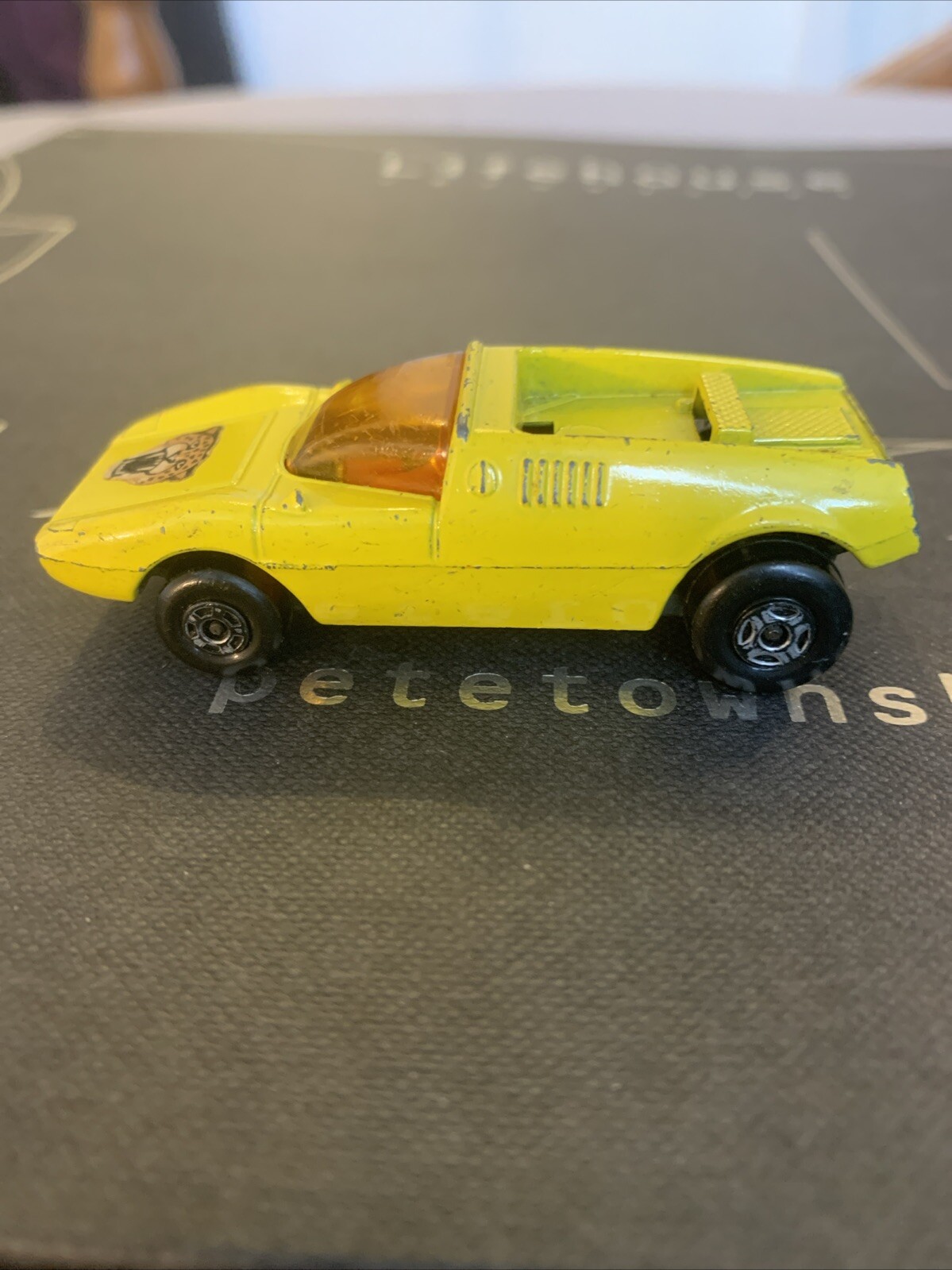 VINTAGE 1971 MATCHBOX LESNEY Superfast MOD ROD Rare Tiger Decal Original Old Car