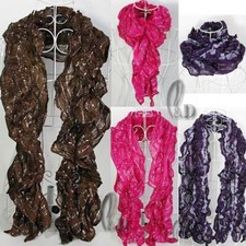 AU STOCK SOFT COTTON LINEN PLEATE WARP SCARF/SHAWL SC017