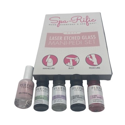 Formula Nail Gel Coat, Top Coat, Daily Moisture /Spa-Rific Mani-Pedi Set, Bundle