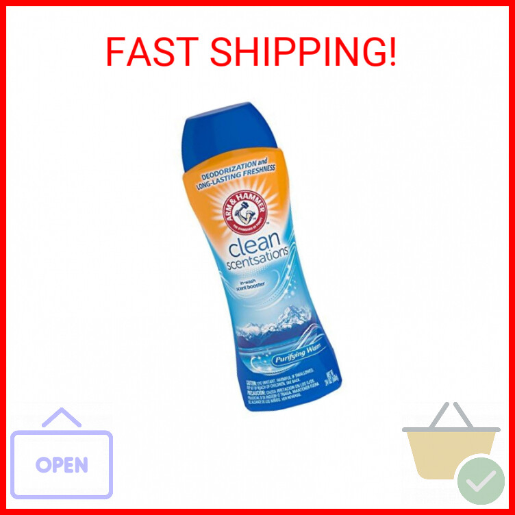 Arm & Hammer Clean Scentsations in-wash Freshness Booster, Purifying Waters, 24