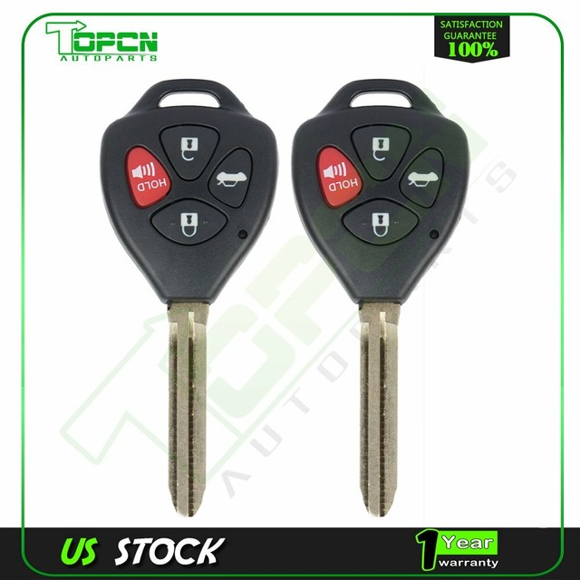 2x Fits Toyota 2008 2009 2010 Corolla Keyless Entry Remote ...