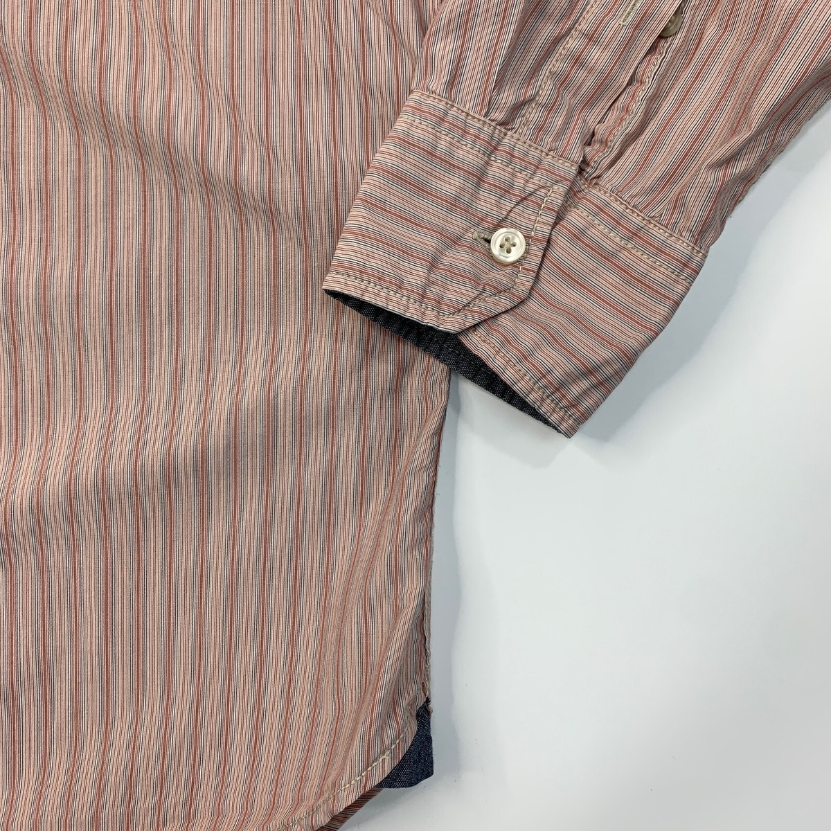 men's terracotta dress shirt Short Sleeve Linen Shirt