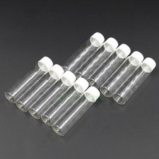 10pcs 6ml 60mm x16mm Mini Empty Clear Glass Bottles Storage Vials