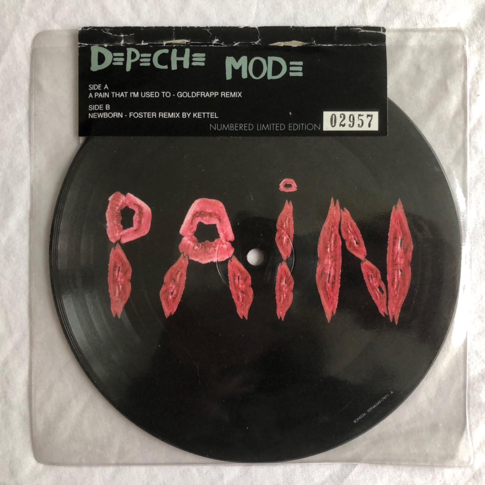 DEPECHE MODE - A Pain That I'm Used To - Rare UK 7"" Picture Disc (Vinyl Record)