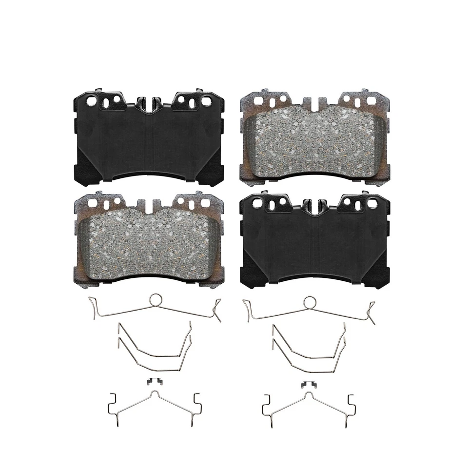 Front Ceramic Brake Pads with Hardware for Lexus LS460 LS600h LS500 LS500h - Image 3 of 4