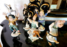 antike Seltene Porzellan Figuren Sammlung von Karl ENZ Original um 1910