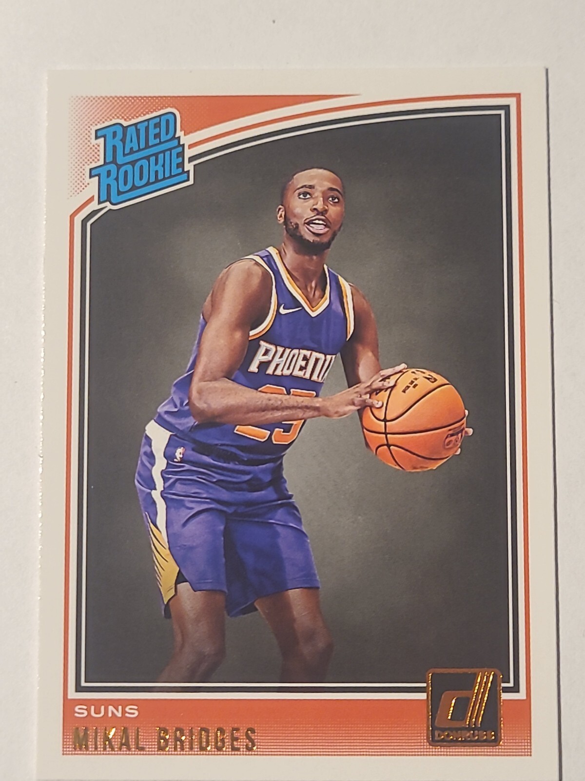 2018-19 Donruss Mikal Bridges Rated Rookie Card #200 RC Basketball NM