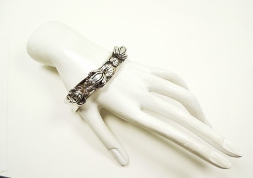 BARRY KIESELSTEIN-CORD Sterling Silver Three Frogs Cuff Bracelet - Picture 8 of 9