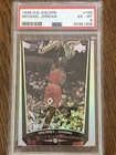 1998 MICHAEL JORDAN UPPER DECK ENCORE HOLO FOIL CARD #100 Chicago Bulls 🐐 PSA 6