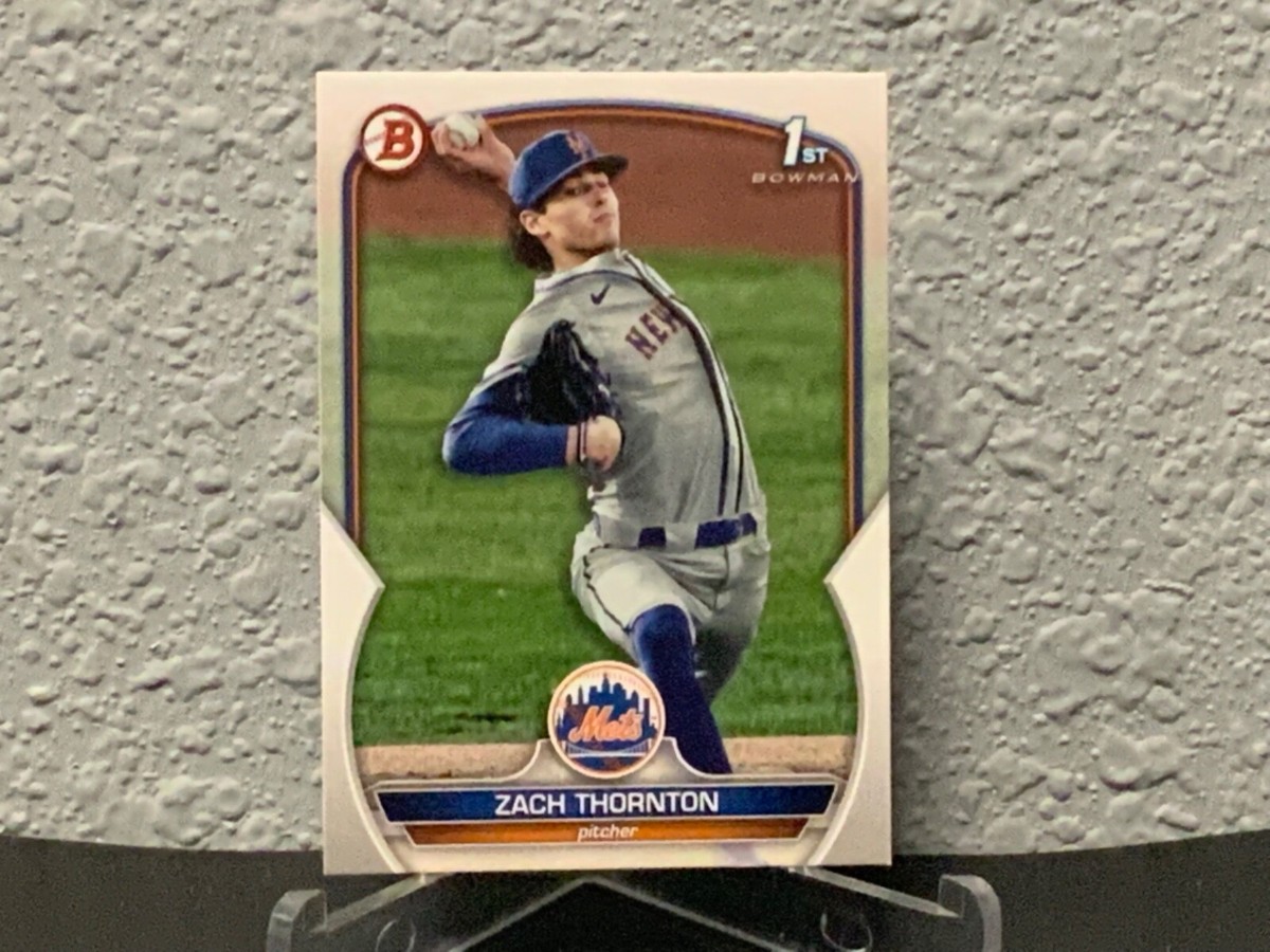 TOPPS １ST Bowman Zach Thornton, New York Mets Rising Prospect - 2023 1st Bowman | eBay