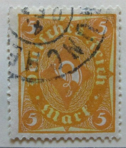 A6P45F182 Germany 1922 5m used