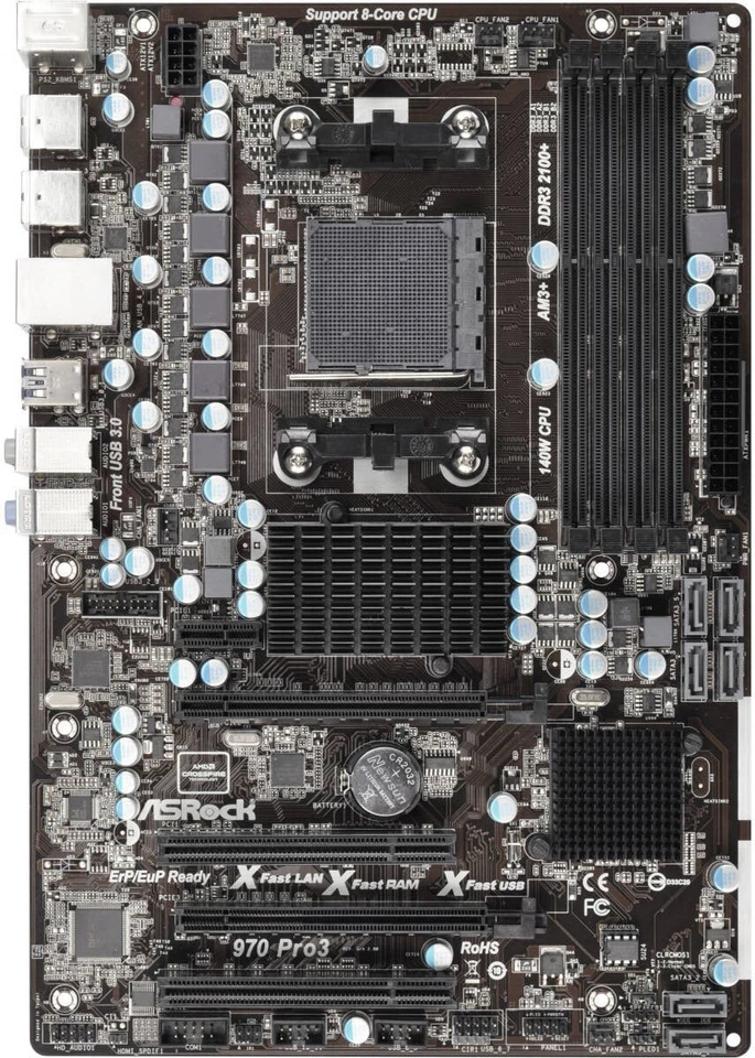 Placa Base Asrock 970 Pro3 R2.0 - Imagen 2 de 2