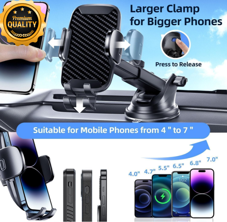 Upgraded Gravity Car Phone Holder 360 Rotation AirVent Mount Strong GPS Holder