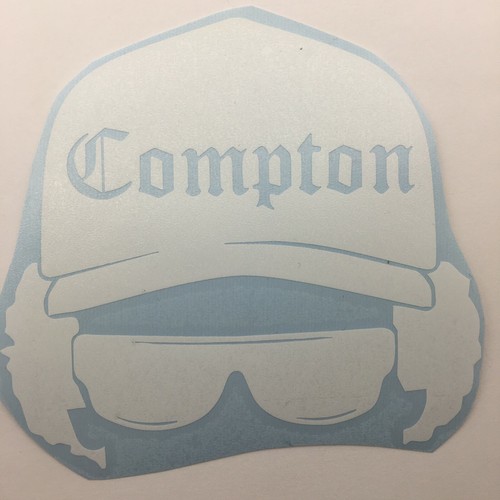 Compton Eazy E High Quality Die Cut Vinyl Sticker Hip Hop Rap Old ...