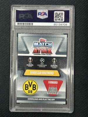 Marco Reus 2021 Topps Match Attax Hand Signed PSA Auto