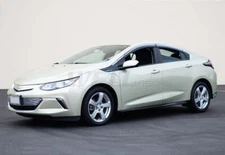 Chevy Volt Side Window Deflectors W/ Chrome Trim, 2016-2019