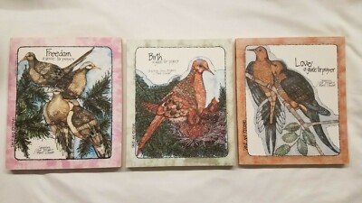 Lot of 3 Prayer Guides by Jacqueline Bergan & Marie Schwan - Freedom/Birth/Love