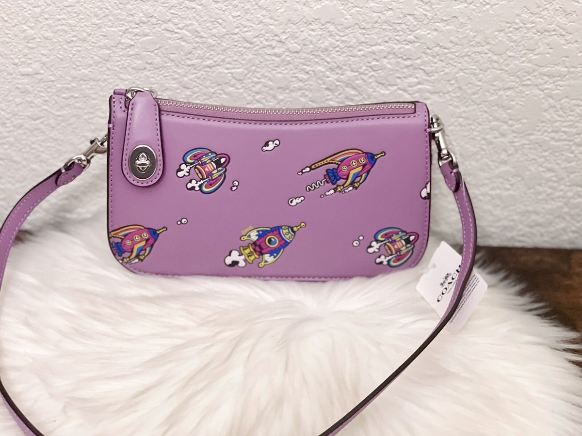 NWT Coach Cosmic Coach Penn Shoulder Bag With Rocket Print | eBay