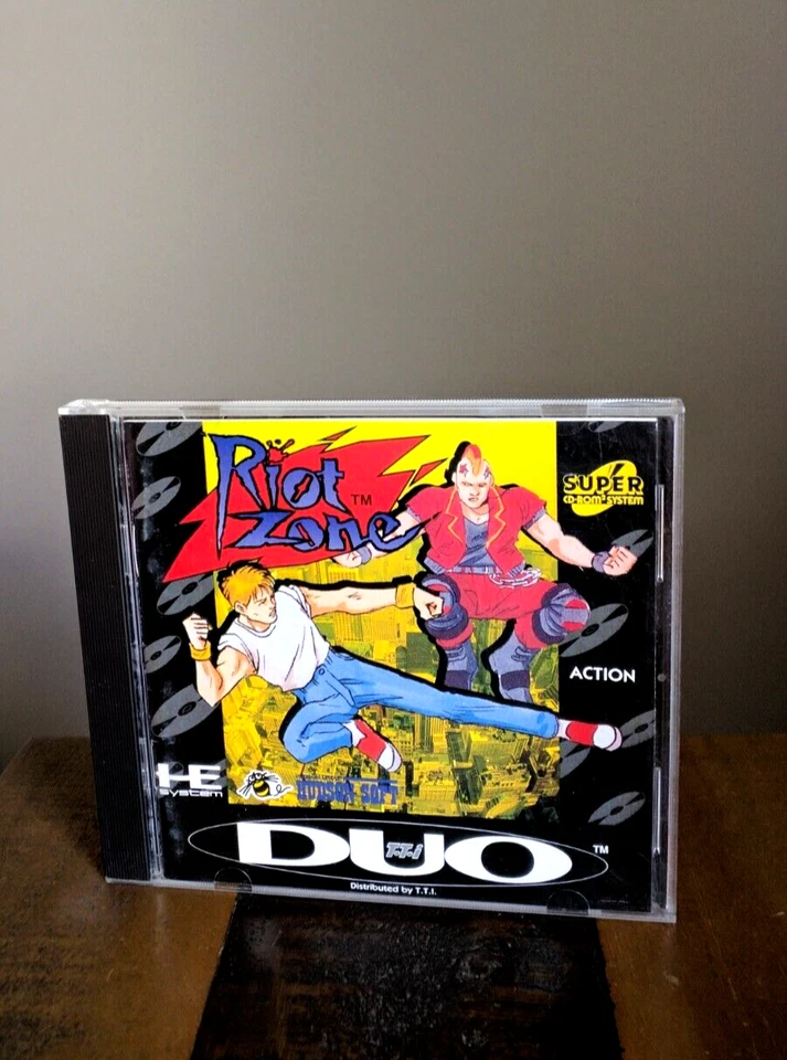 COMPLETE ✹ Riot Zone ✹ TURBO GRAFX 16 SUPER CD Turbo Duo Game ✹ USA Version - Image 2 of 4