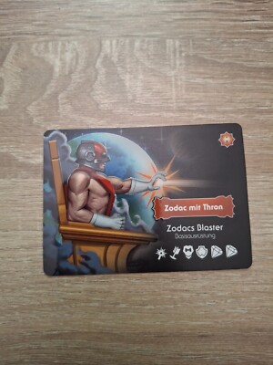 MOTU Masters Of The Universe Battleground Zodiac Mit Thron Karte in Deutsch
