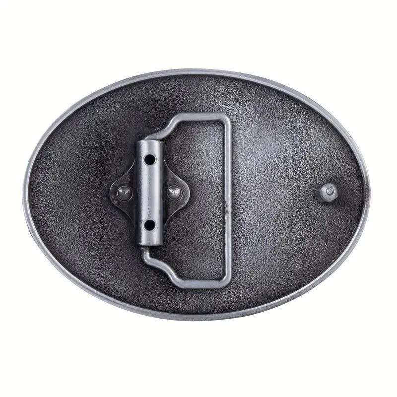 Estados Unidos de América Águila Calva Hebilla de Cinturón, Bandera, EE. UU., Tono Plata Antiguo Foto 3 de 3