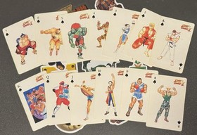 Capcom Playing Cards Famicom Magazine Rock Man Street Fighter 1993 Japan Import