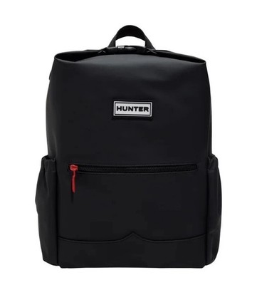 NEW Hunter Waterproof Backpack Black Rolltop Laptop Bag 14'' Minimalist