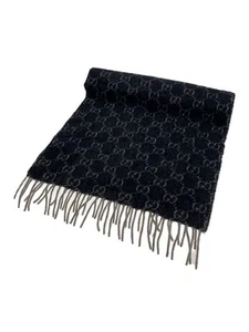 Foulard femme GUCCI gris cachemire occasion