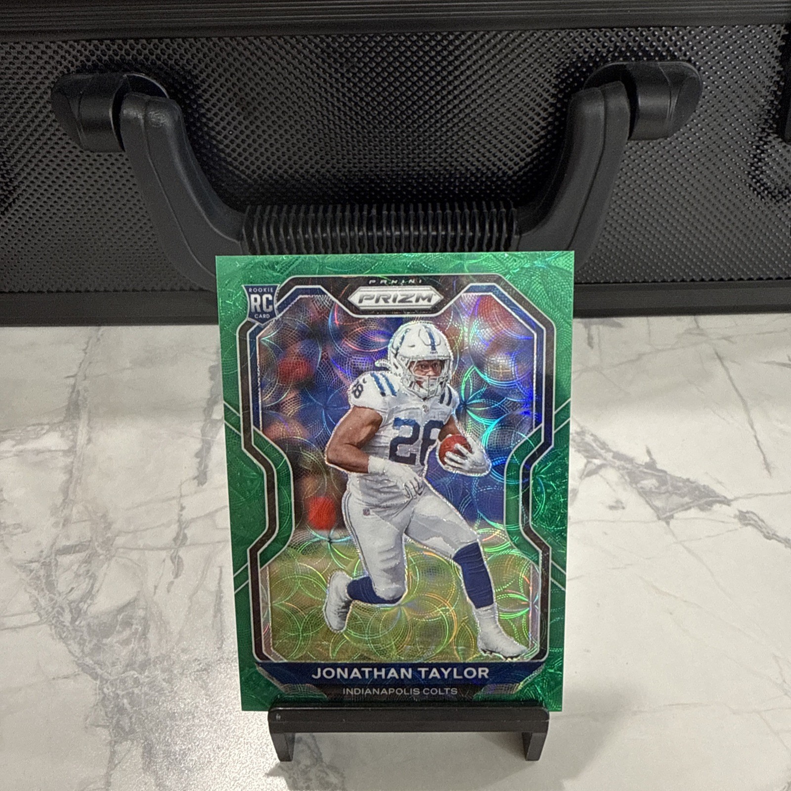 2020 Jonathan Taylor RC #332 Green Scope Prizm Rookie #60/ 75 Colts