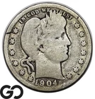 1904-O Barber Quarter