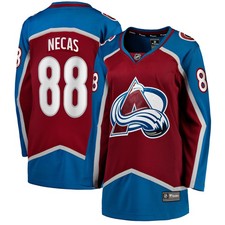 Women's Fanatics Martin Necas Burgundy Colorado Avalanche  Breakaway Player