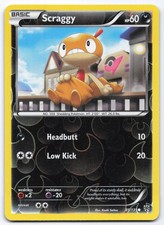 Scraggy 85/135 Plasma Storm Reverse Holo Common Pokemon Card LP