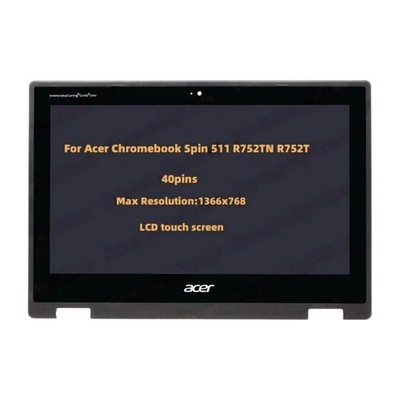11.6'' HD IPS On-Cell Touch LCD Screen B116XAB01.4 Fit B116XAB01.0 40 Pin LED