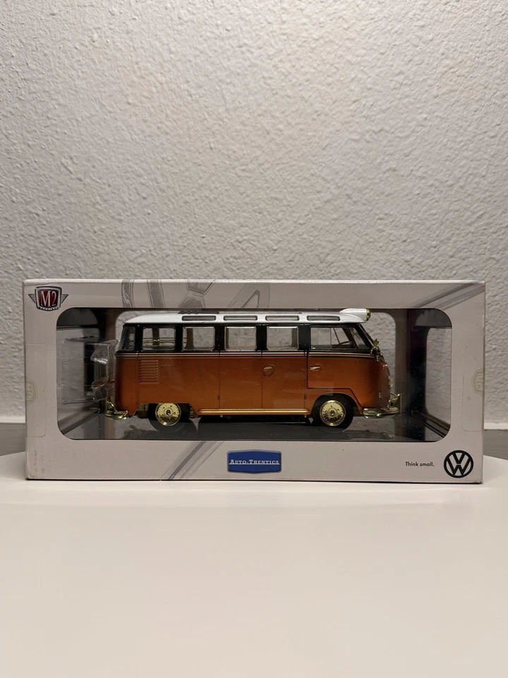 M2 Machines 1959 VW Microbus Deluxe USA Model Gold Chase 1 of 300 Walmart 1:24 - Image 4 of 4