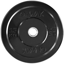 OnWay Olympia Hantelscheibe Platten Gewichtsscheibe 1x 15 kg 50mm Gewichtheben