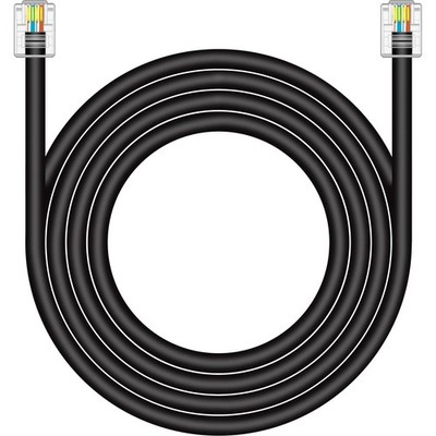 CAT5 RJ11 Data Cable DSL Modem 50FT HighSpeed Twisted Wire Male to Male
