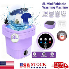 Portable Washing Machine and Dryer Combo 8L Foldable Mini Laundry Washer Machine