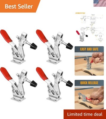4PK Toggle Clamp, 500 lbs Holding Capacity, 225D Quick Release Horizontal Cla...