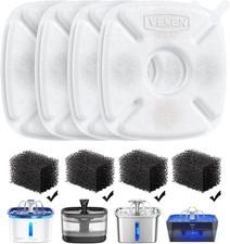 Cat Water Fountain Filter, Classic 4 Pack Replacement Filters  4 Pack Replaceme