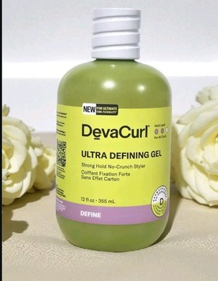 DevaCurl Ultra Defining Gel 12 oz - DEFINE Strong hold No Crunch NEW