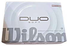 NEW Wilson DUO Soft TRK360 2025 Golf Balls - 1 Dozen w/360 Alignment Aid