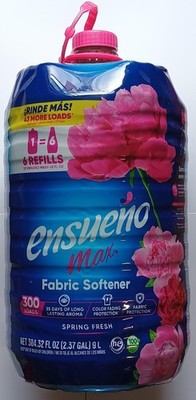 ENSUENO Original 'Spring Fresh' Liquid Fabric Softener, 300 Loads 9000 ml USA