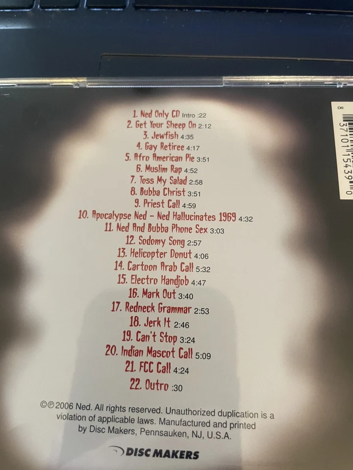 Ned Only AUTOGRAPHED CD - Изображение 2 из 2